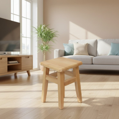 Taburete Muebles Asiento Madera Maciza Madera Auténtica Silla Asiento Taburete de Madera Silla de Madera Taburete de Asiento