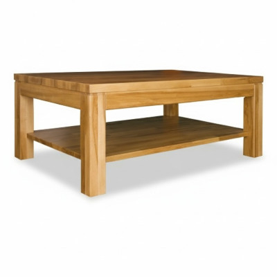 Mesa de centro de madera Mesa de sala y comedor 100x70 Madera maciza