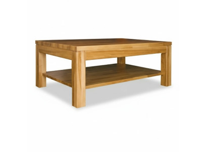 Mesa de centro de madera Mesa de sala y comedor 100x70 Madera maciza