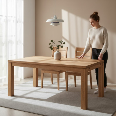 Mesa de comedor mesa de centro de sala de estar mesa de madera mesa de comedor mesa de madera nueva