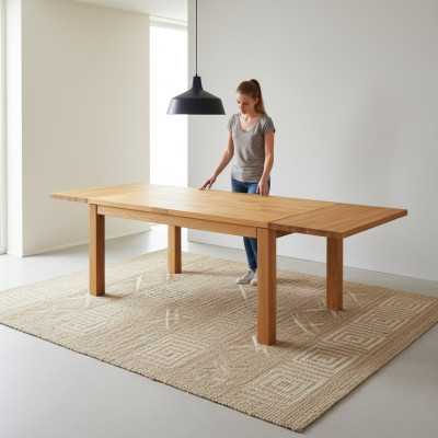 Mesa Mesa de comedor Madera real Mesa de madera Mesas Comedor 160x80cm Madera maciza Nuevo