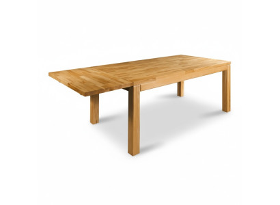 Mesa madera mesas 160x90cm Madera Mesas de comedor Conferencia Madera maciza Roble real Nuevo