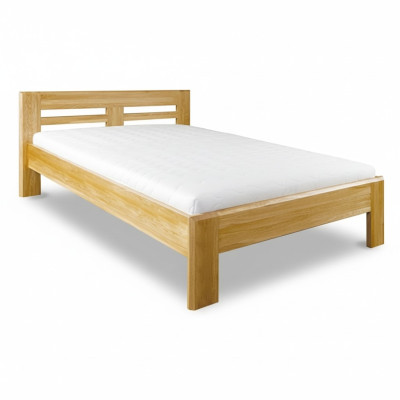 Camas Cama de madera Madera real Cama Hotel Diseño Estilo Macizo 160x200 Dormitorio