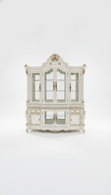Vitrina armario decorativo vitrinas sala de estar muebles vitrina estilo barroco de diseño
