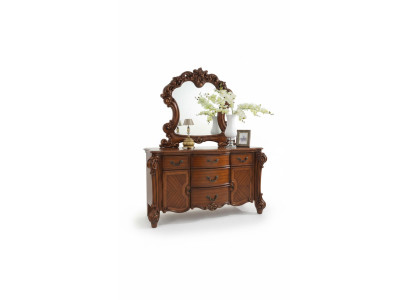 Buffet aparador cómoda espejo auténtica artesanía madera barroco rococó