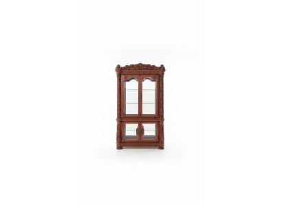 Vitrina noble de estilo antiguo barroco rococó para la decoración de la sala de estar.