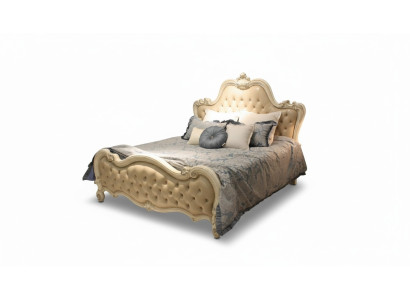 Diseño cama doble lujo dormitorio decoración camas cuero hotel 180x200cm