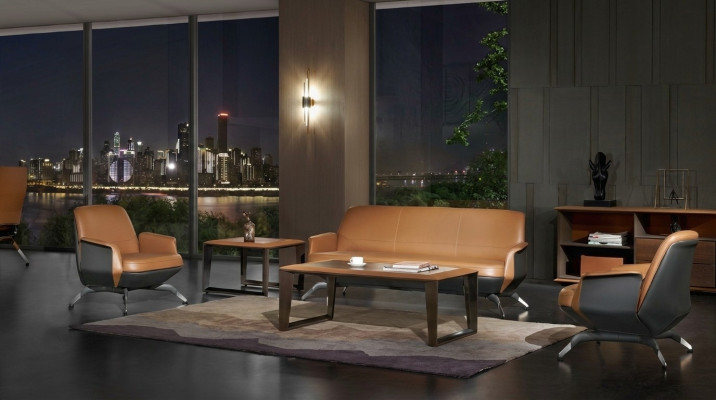 Sillón Sofá Diseño Relax Cuero Salón Club Tapizado Asiento Lujo