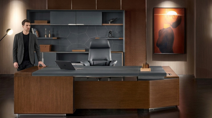 Diseño Oficina Mesa Escritorio Silla Mobiliario Mesa de esquina con silla 2 piezas Nuevo