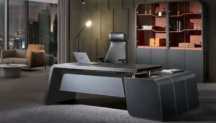 Escritorio de esquina mesa de trabajo oficina escritorio diseñador de lujo muebles de clase