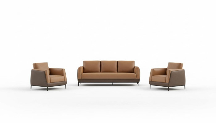 Moderno conjunto de sofás de tres piezas, sofá de grupo 3+1+1 asientos, sofás nuevos.
