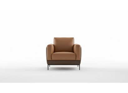 Sillón de cuero Sofá de televisión 1 plaza Sofá de relax de lujo Sofá tapizado