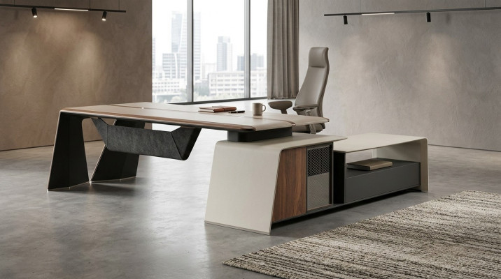 Escritorio de esquina Oficina Jefe Mobiliario Habitación Muebles Diseño Escritorios
