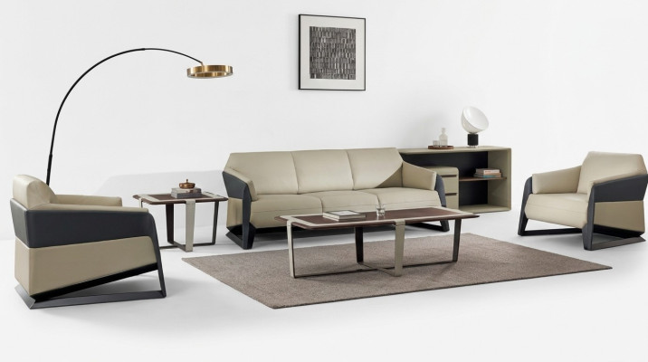Juego de sofás 3 plazas 311, conjunto de decoración, diseño de sofás acolchados, sofás de cuero relax.