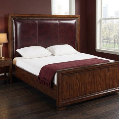 Camas de madera hotel 180x200 cm Muebles Dormitorio Cama de madera maciza Barroca
