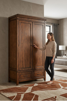 Armario de madera armario de campo armarios muebles dormitorio