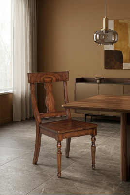 Silla de lujo Sillas de comedor Sillón de salón de televisión Sillón de descanso Asiento 1x Sillón de madera