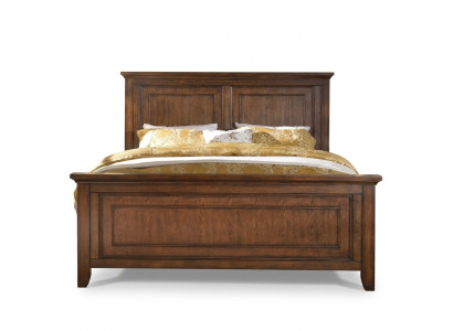 Diseño de cama camas de hotel de lujo dormitorio doble de madera nueva casa de campo.