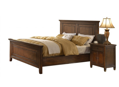 Cama + 2 mesitas de noche 3 piezas Conjunto de dormitorio Juegos de dormitorio de lujo de diseñador.