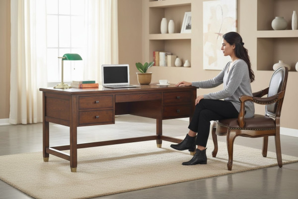 Escritorio colección de diseño moderno, mesa de ordenador, mesa de sala de estar.