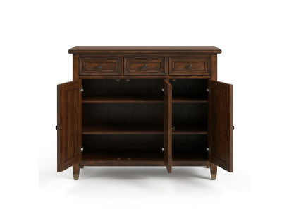 Mueble para zapatos de 3 compartimentos, estante de zapatos, estante marrón, zapatero, cómoda para zapatos, cómoda.