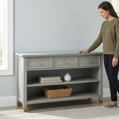 Mesa de consola de madera de diseñador, consola, consolas de mesa, mesa de tocador.