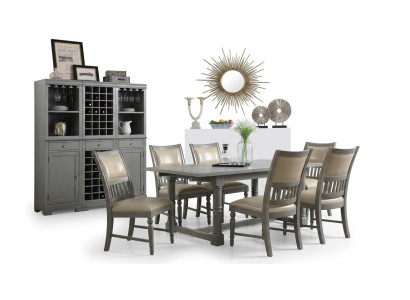 Mesa de comedor con juego de mesa 6 sillas silla grupo comedor mesa madera cuero
