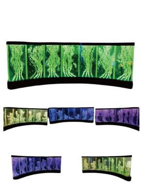 Panel de pared burbujas de agua LED paredes Diseñador decorativo de agua Iluminado