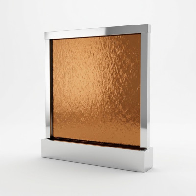 Panel de pared de agua con LED, pared de burbujas de agua.