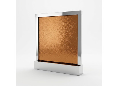 Panel de pared de agua con LED, pared de burbujas de agua.