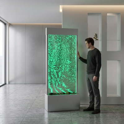 Separador de acero inoxidable para diseñar columnas de agua, columnas, paredes, pared de LED.