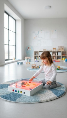 Juguete educativo LED para niños, juegos educativos LED iluminan juegos inusuales.