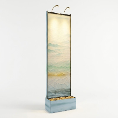 Tabique de pared de agua de columna de pared Waterwall LED 60x210cm Waterwalls
