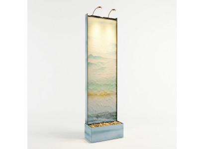 Tabique de pared de agua de columna de pared Waterwall LED 60x210cm Waterwalls