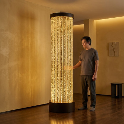 Columna de agua xxl 110x200cm gran pared de columna de agua pared separadora.