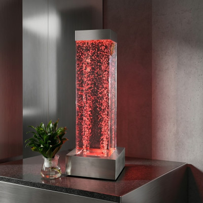 Columna de agua 20x80cm, columna de agua, pared divisoria con LED.