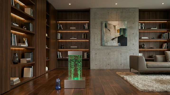 columna de LED, mesa de columna de agua, columna de decoración de columna de agua, barra de carga, mostradores de agua