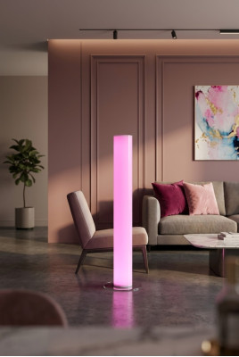 Columna de agua 12x60 columna de agua pared separadora iluminada con LED