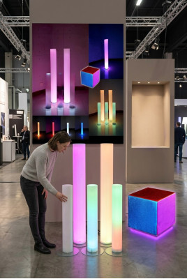 Cubo LED juguete para niños, cubo de aprendizaje, cubo luminoso que enseña colores, decoración.