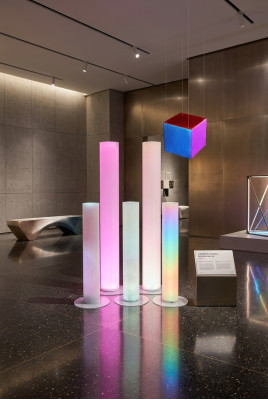 Cubo LED juguete para niños, cubo de aprendizaje, cubo luminoso que enseña colores, decoración.