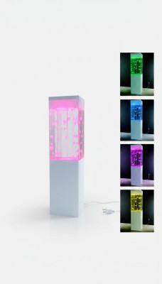 Diseño de columnas de agua para acuarios decorativas con gelatina de medusas.