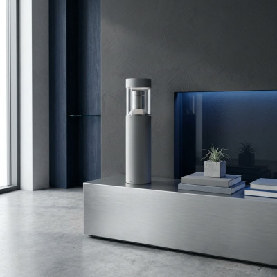 Diseño de acuario de agua, columna de agua, columna, decoración, medusa, pared de agua.
