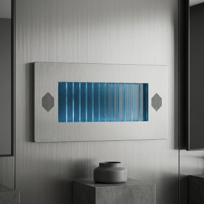 Panel de pared LED fuente de agua moderna, paredes de agua, burbujas de agua, pared decorativa.