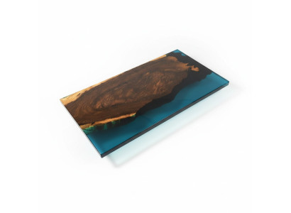 Mesa de centro River Table Epoxi Resina mesa masiva 121x61 mesa de río