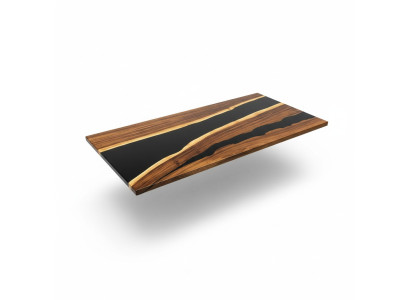 Mesa Mesa de comedor Mesas Resina epoxi Epoxy Madera maciza Diseño