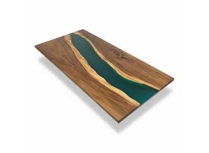 Mesa de conferencia Mesa de comedor River Table Maciza 231x110 Resina epoxi Mesas