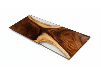Mesa de comedor Mar Agua Río Madera real Mesa de río 180x80 Mesas resina epoxi Nueva