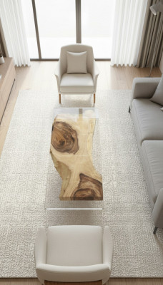 Mesa Comedor Mar Agua Río Madera Real 180x90 Mesas de Río