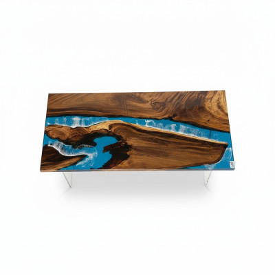 Mesa de comedor River Table Mesa de madera Mesa de río 180x90 Mesas macizas