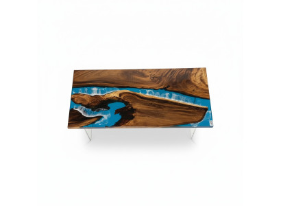 Mesa de comedor River Table Mesa de madera Mesa de río 180x90 Mesas macizas